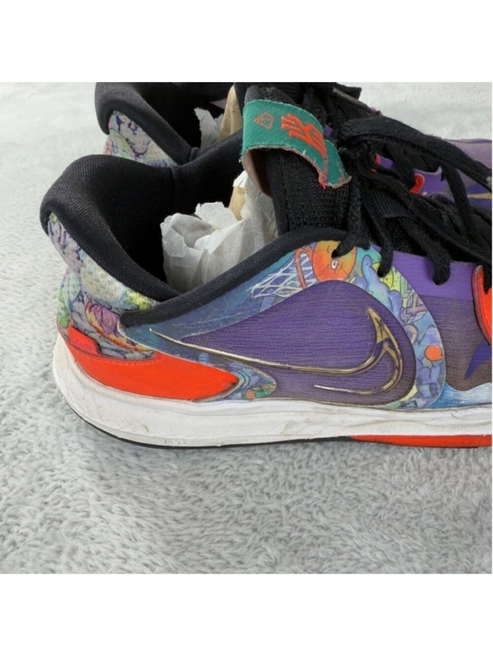 Nike Men's Size 8.5 US/7.5 UK/42 EU Kyrie 5 Jewell Loyd Mural DJ6012-002 - Picture 7 of 14